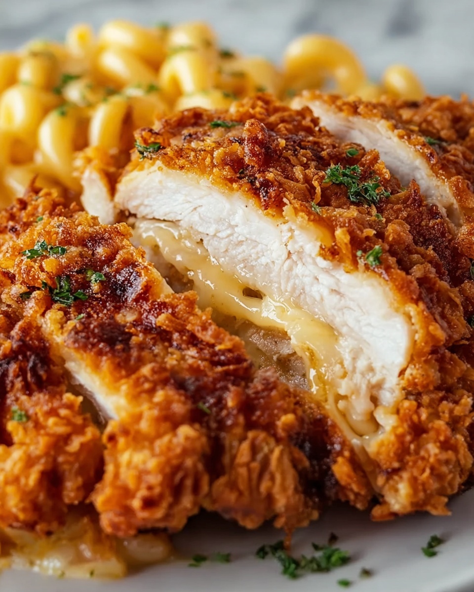 Southern Fried Chicken with Creamy Mac and Cheese Recipe - Recipe Image