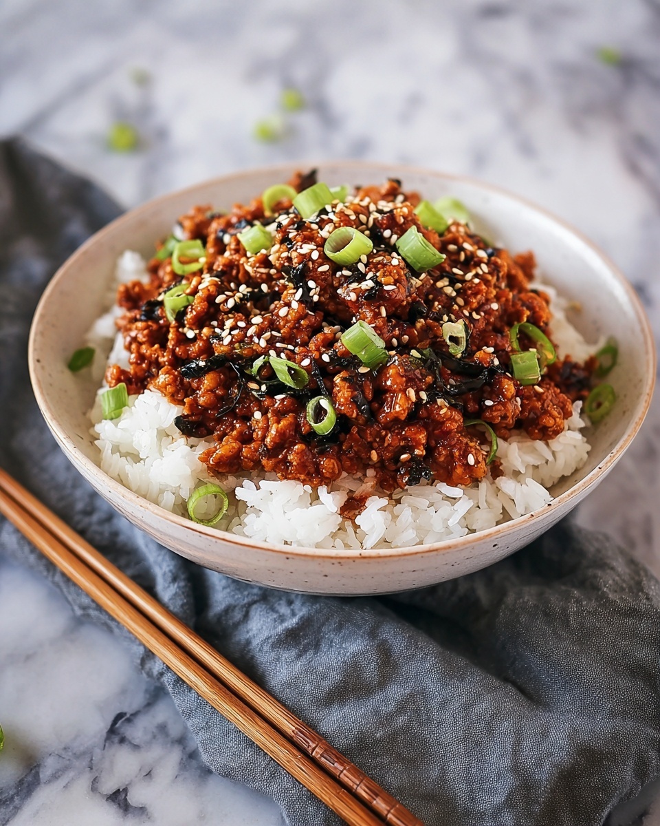 Korean-Style Ground Turkey Bowls Recipe - Recipe Image