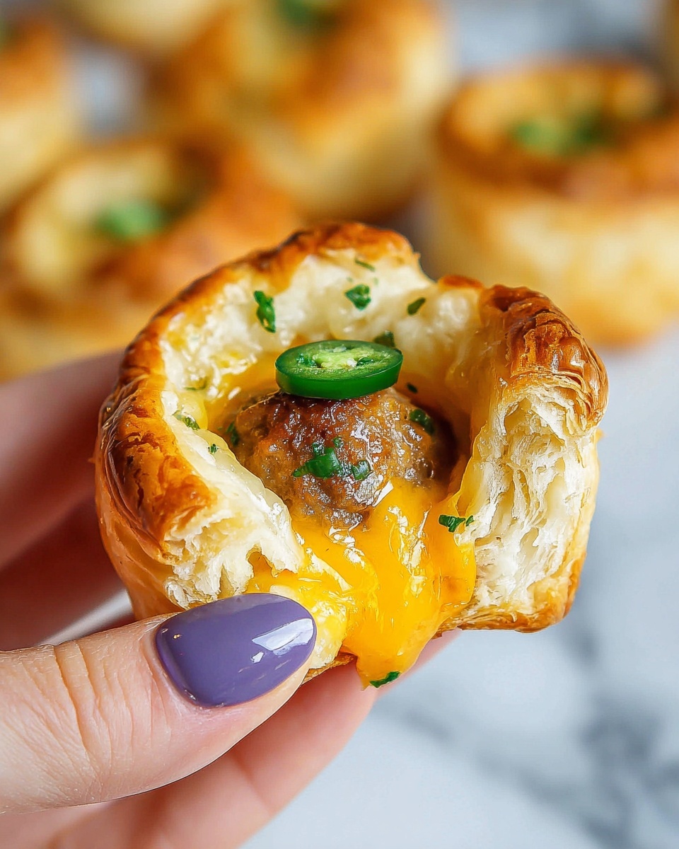 Jalapeno Popper Pigs in a Blanket Recipe - Recipe Image