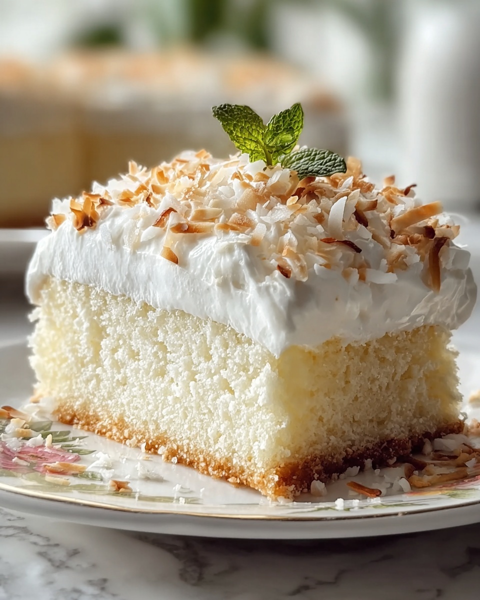 Coconut Cloud Cake Recipe - Recipe Image