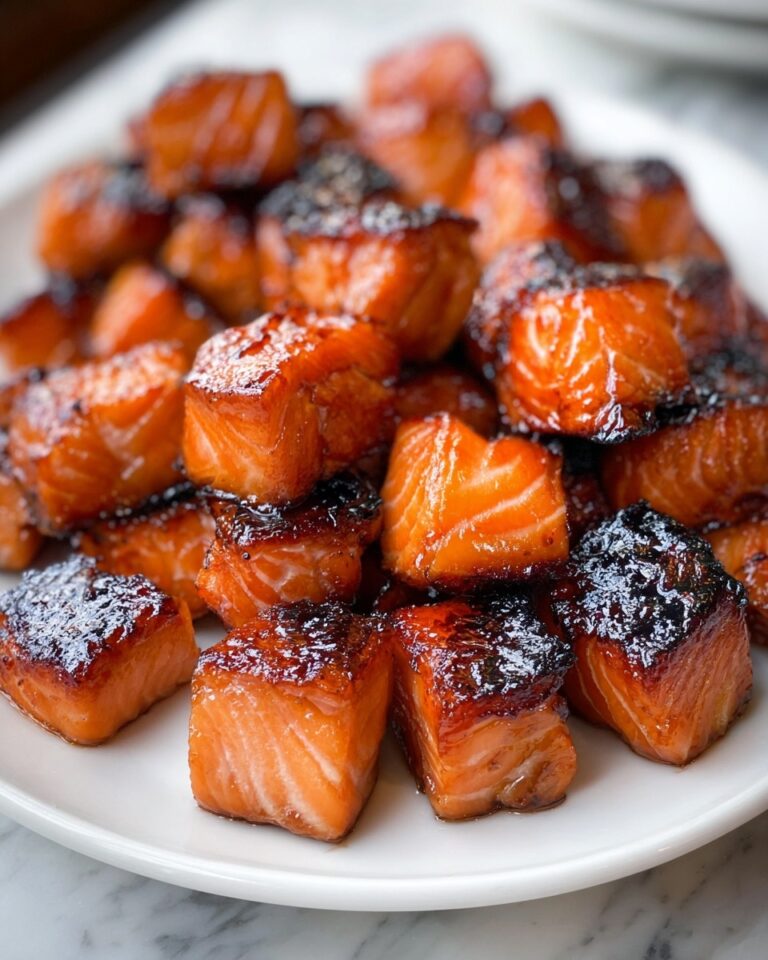 Hot Honey Salmon Bites Recipe