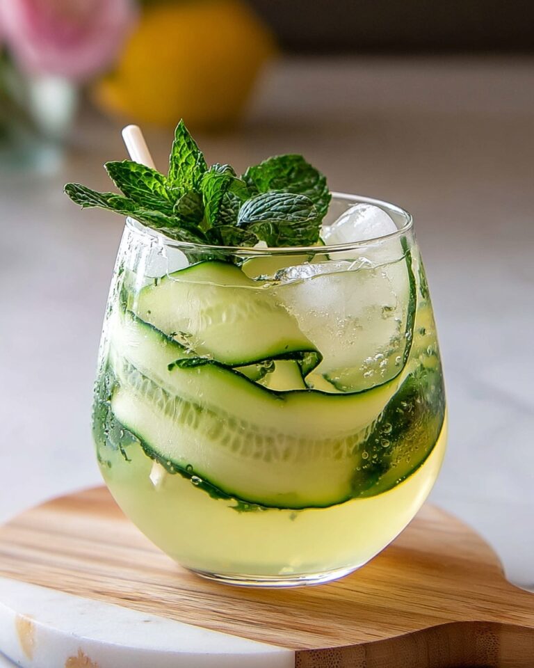 Cucumber Gin Fizz Pops Recipe