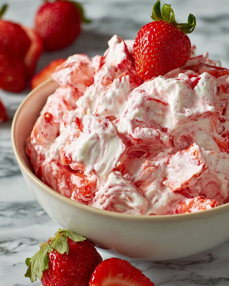 Strawberry Fluff Salad Recipe - Recipe Image