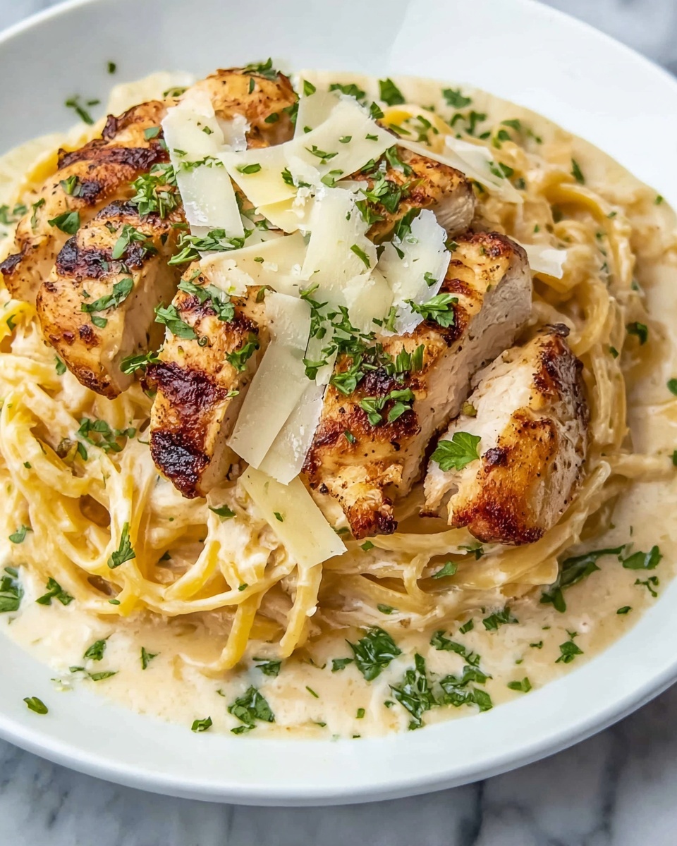 Creamy Italian Chicken Pasta with Sun-Dried Tomatoes and Spinach Recipe - Recipe Image