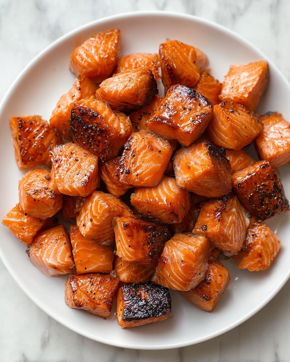 Hot Honey Salmon Bites Recipe - Recipe Image