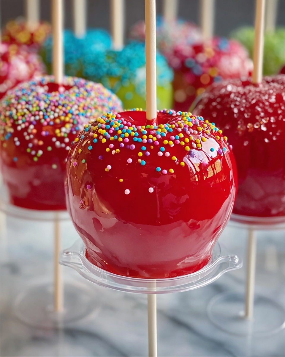 Jolly Rancher Candy Apples Recipe - Recipe Image