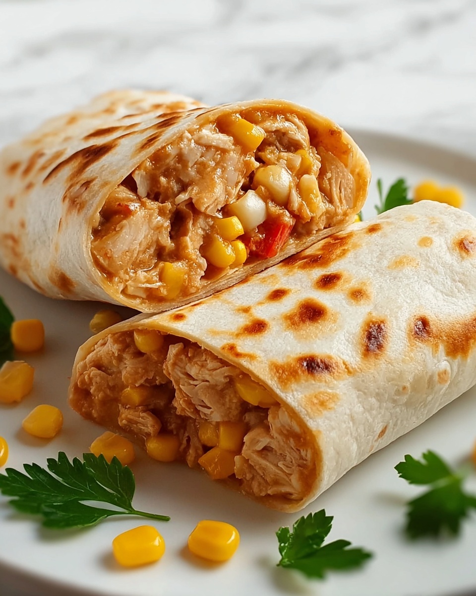 Southern Turkey Burritos with Refried Beans Recipe - Recipe Image