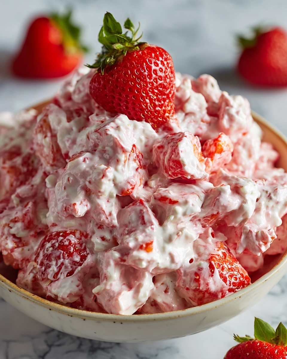Strawberry Fluff Salad Recipe - Recipe Image