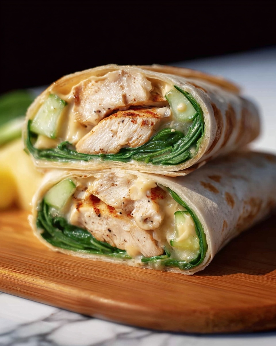 Lemon Pepper Chicken Wraps with Lemon Pepper Sauce Recipe - Recipe Image