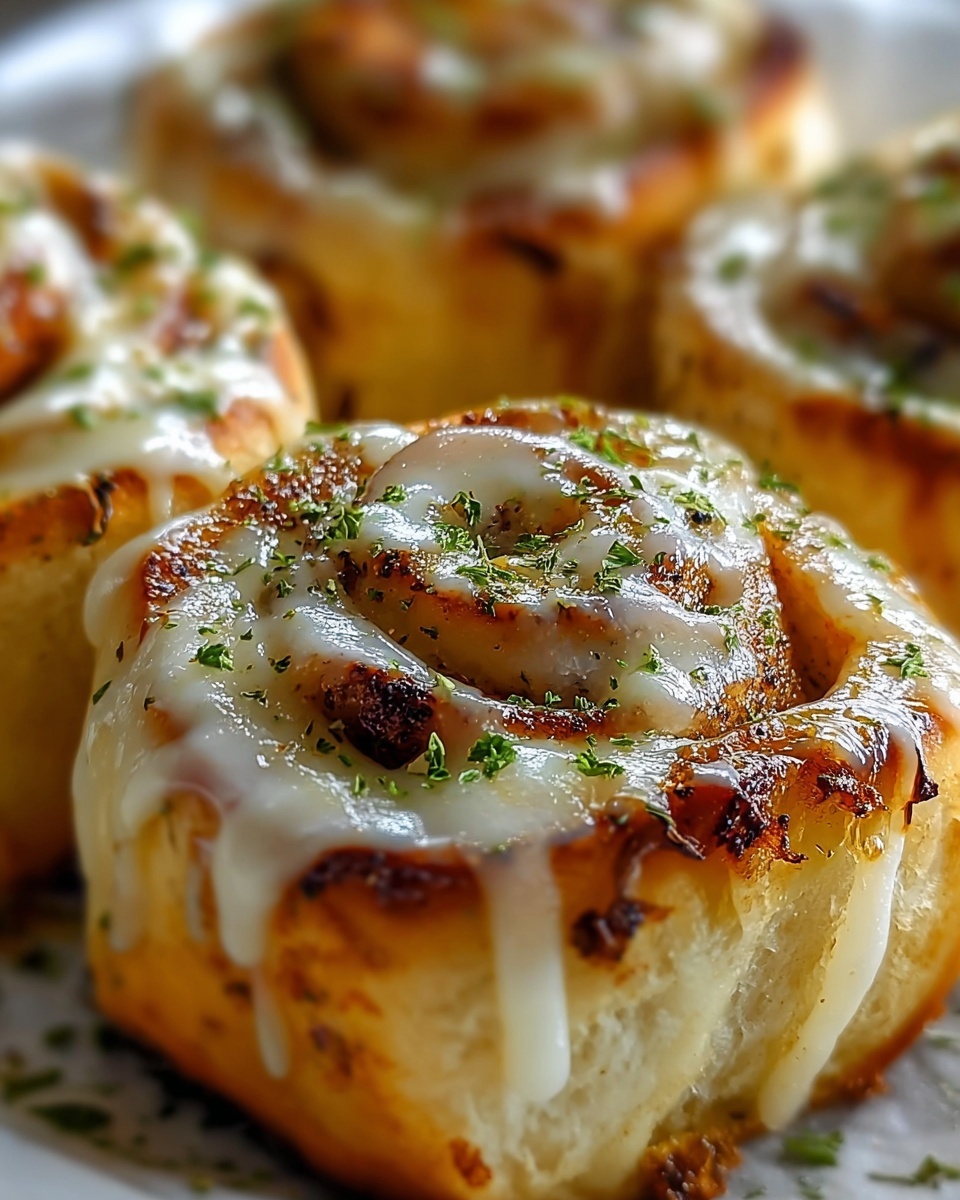 Cajun Blackened Chicken Alfredo Pizza Rolls Recipe - Recipe Image