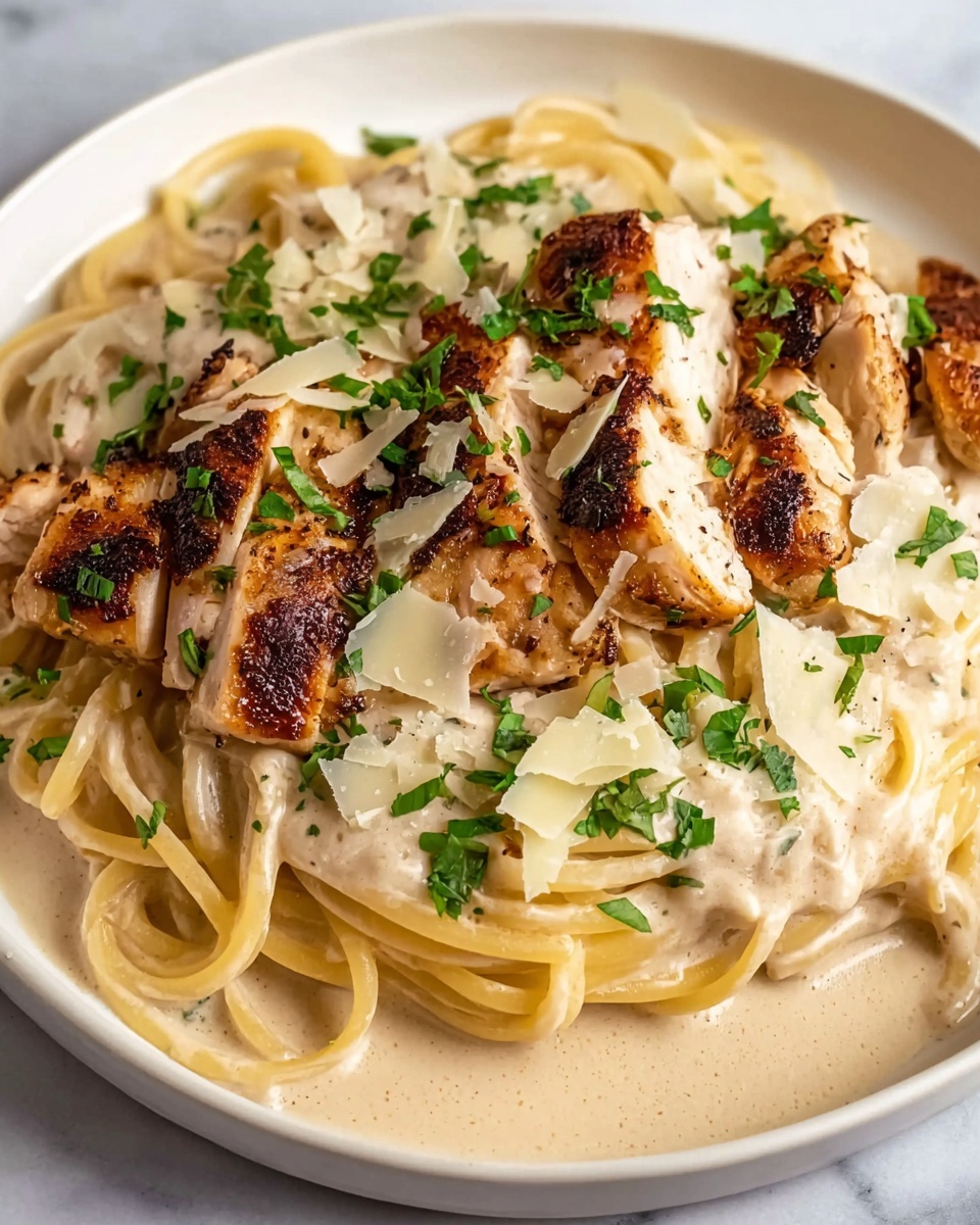 Creamy Italian Chicken Pasta with Sun-Dried Tomatoes and Spinach Recipe - Recipe Image