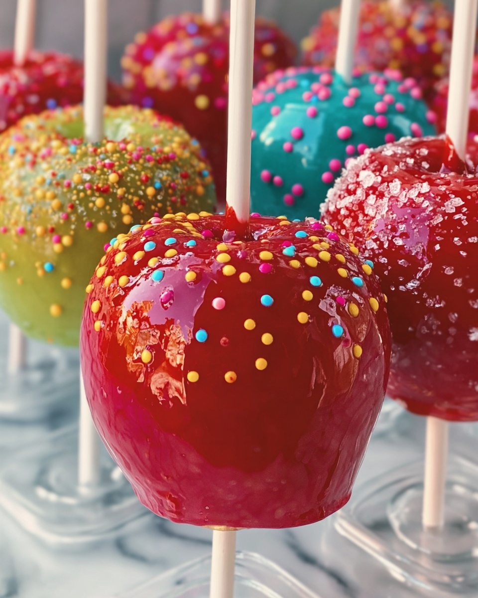 Jolly Rancher Candy Apples Recipe - Recipe Image
