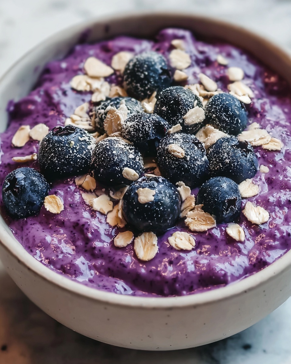 Blueberry Overnight Oatmeal Recipe - Recipe Image