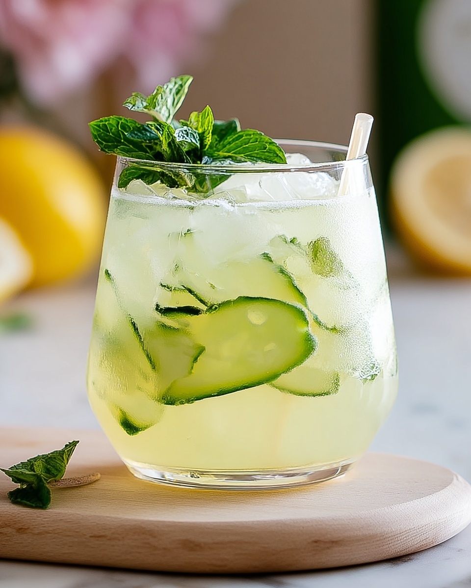 Cucumber Gin Fizz Pops Recipe - Recipe Image